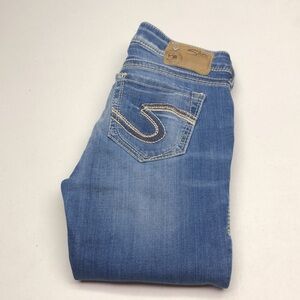 SILVER SUKI MID SUPER SKINNY JEANS 26x31 LIKE NEW ⭐️